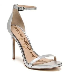 Sam Edelman Ariella Silver Sandal Heel